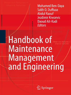 cover image of Handbook of Maintenance Management and Engineering